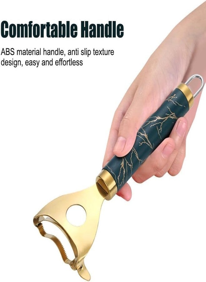 Aperions Gold Corn Peeler | Stainless Steel Corn Kernel Remover |Makai Quick & Easy Handheld Corn Cutter | Durable & Sharp Cob Stripper | Kitchen Essential for Effortless Corn Peeling - Image 5